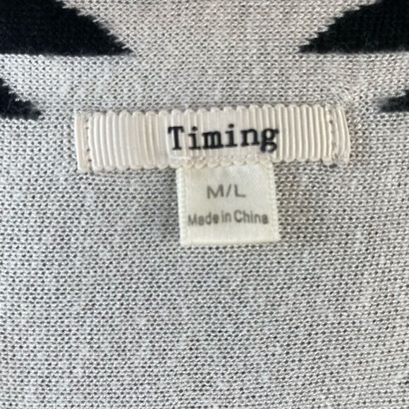 Timing Cardigan Sweater Size M EUC - Picture 5 of 6